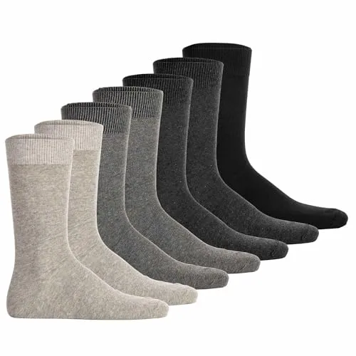 Camano Unisex Sockenbox 7er Pack 39/42 dark grey mix