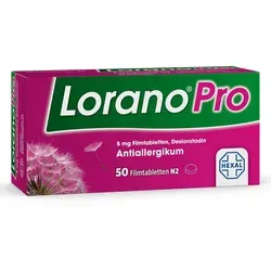 Lorano Pro 5 mg Allergietabletten von Hexal