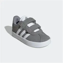 adidas Sportswear VL COURT 3.0 Klettschuh für Kinder - Sneaker mit sportlichem Design, inspiriert vom adidas samba, ideal für kleine Füße - bequem mit Klettverschluss und robustem Gummisohle.