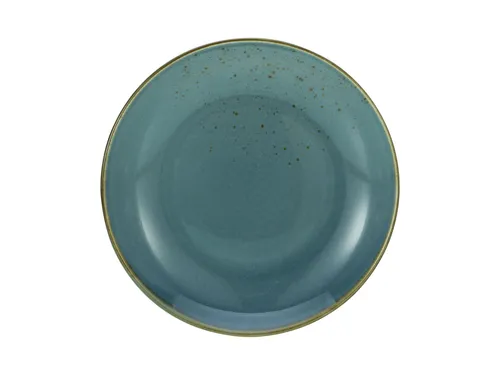 Dessertteller NATURE COLLECTIO DH 21x3 cm blau in blau von Sonstige