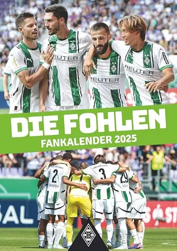 N NEUMANNVERLAGE - Borussia Mönchengladbach 2025 Wandkalender, 29x42cm