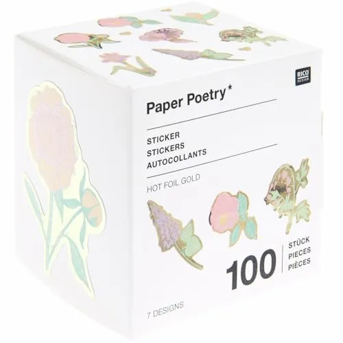 Sticker The Sky is the Limit, Blumen FSC MIX, 100 Stk/Rolle