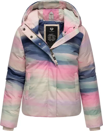 Ragwear Amarrena YOUMODO Ecru Winterjacke - Funktionsjacke mit modischem Farbverlauf, wasserdicht und atmungsaktiv, ideal für kalte Tage – schützt optimal vor Wind und Wetter.