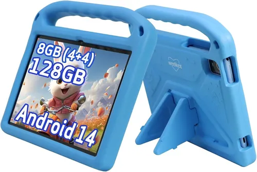 weelikeit Kinder Tablet 10.1 Zoll Android 14 , Octa-Core 2.0GHz
