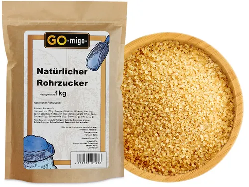 Natürlicher Rohrzucker 1kg - GOmigo
