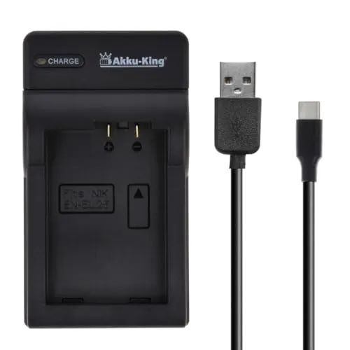 USB-Akku-Ladegerät kompatibel mit Nikon EN-EL25 / EN-EL25a von Akku-King