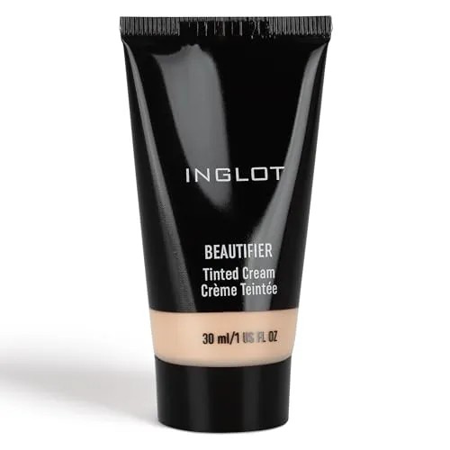 Inglot Beautifier, Tönungscreme, Glatter Teint mit Zarter Farbe, mit HD-Pigmenten, Auch für Empfindliche Haut, Aufgehelltes und Revitalisiertes Gesicht, Perfektes Make-up, 30 ml : 104