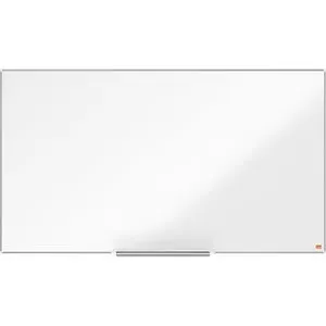 nobo Whiteboard Impression Pro Widescreen 122 x 69 cm - Memotafel magnetisch mit emaillierter Stahloberfläche, ideal für Meetings und kreative Brainstormings – platzsparend und einfach montierbar.