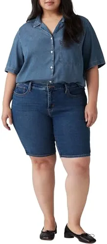 Levi's Women's Shaping Bermuda, CLEVER Girl Short PL, 46 Plus - Damen-Shorts mit formgebendem Schnitt für eine schmeichelhafte Silhouette und optimalen Tragekomfort.