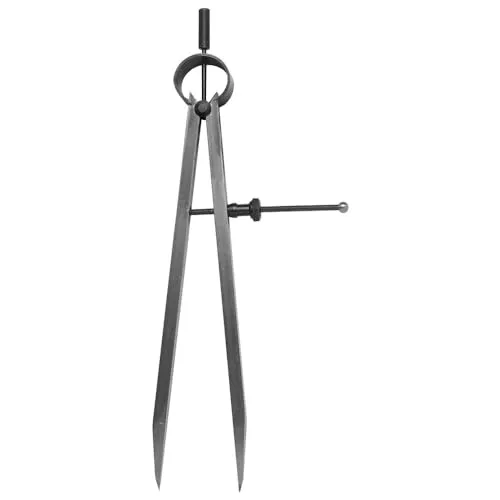 Dönges Präzisions-Spitzzirkel DIN 6487, Länge 100 mm (Spitzzirkel Zirkel)