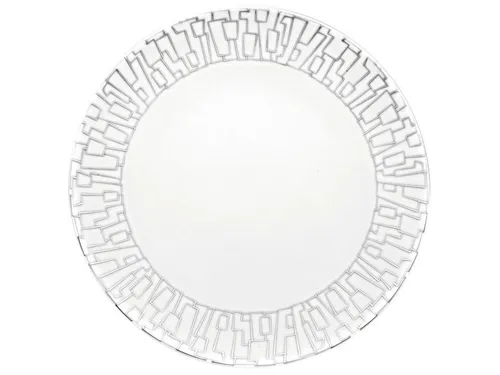 Rosenthal TAC Gropius Skin Platin Speiseteller 28cm - Eleganter Speiseteller aus feinem Porzellan mit edlem Platin-Dekor, 28 cm Durchmesser – ideal für stilvolles Servieren und spülmaschinengeeignet für einfache Reinigung.