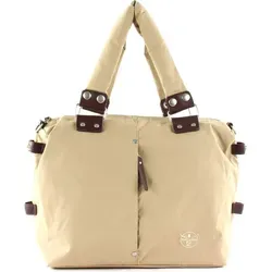 Chiemsee Shopper Micato Damen 020301 - Beige Schultertasche - Handtaschen: Praktische und stilvolle Schultertasche mit geräumigem Hauptfach, verstellbarem Schulterriemen und sportlichem Design – ideal für Büro und Freizeit.