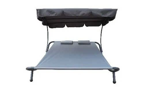 Home4Living Doppelliege mit Dach
