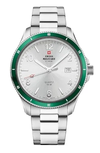 Swiss Military by Chrono Analog mid-37748, Silber