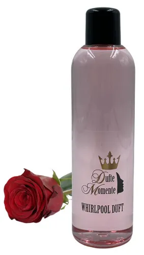 Dufte Momente Badezusatz Whirlpool Duft Rose 260ml, vegan und ohne Tierversuche, kein Schaum