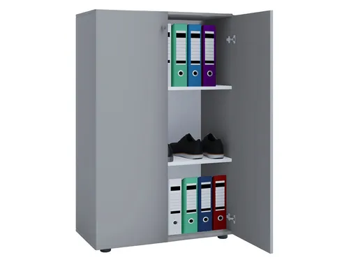 VCM Büroschrank Lona XL mit Drehtüren - Büroschrank mit stabilen Fachböden, hochwertiger Verarbeitung und zeitlosem Design – ideal für dein Büro!
