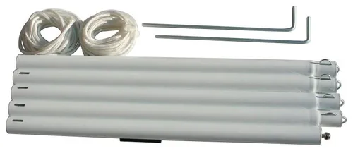 Metallstange für Sonnensegel 270 cm in weiß von Floracord