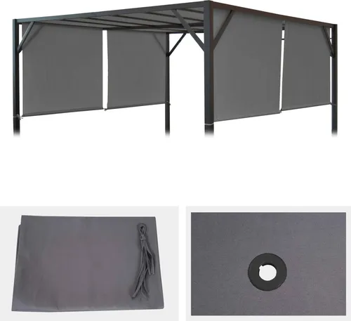 Ersatzbezug für Dach Pergola Pavillon Beja 3x3m