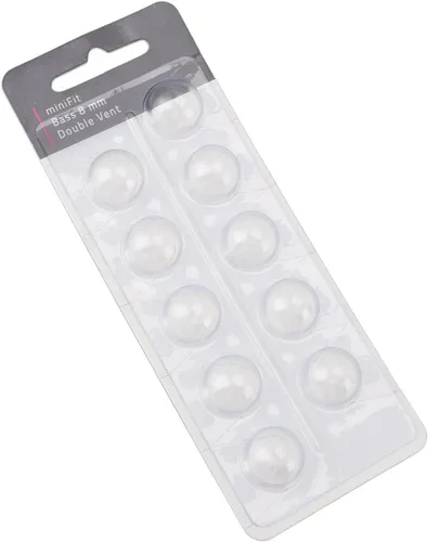 EWANTO miniFit 10er Blister 8 mm Vent Bass wie Oticon Kuppeln Schirmchen MF-01