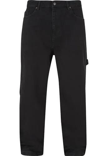 Karl Kani Herren KK Retro Baggy Denim Pants Black Washed, Größe 36 - Bequeme Baggy Jeans für einen lässigen Look. Ideal für Freizeitaktivitäten und Casual-Outfits. Kombinierbar mit T-Shirts und Hoodies für stilvolle Looks.
