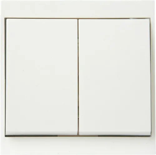 Kopp Malta Aus und Wechsel Universalschalter Lichtschalter mit Beleuchtet Creme