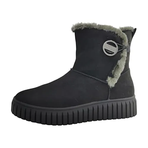 s.Oliver Damen Winterstiefel - Gefüttert, vegan und extrem bequem mit SOFT FOAM Sohle, ideal für frostige Tage