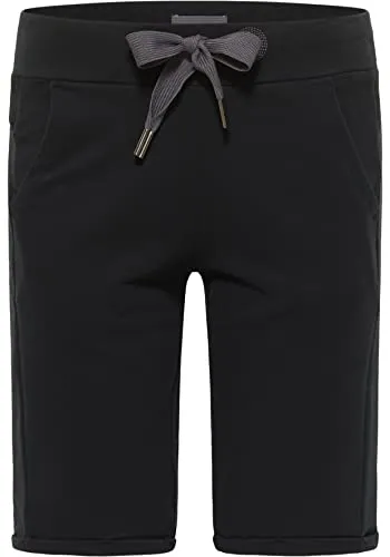 Elbsand Sweat-Bermuda Brinjana in Schwarz, Größe M