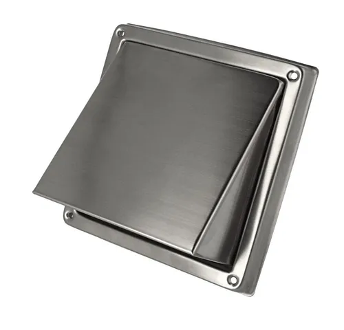 MS Beschläge Lüftungsgitter Edelstahl Ablufthaube 150mm - Lüftungsgitter aus hochwertigem Edelstahl, ideal für langlebige und rostfreie Anwendungen im Außenbereich.