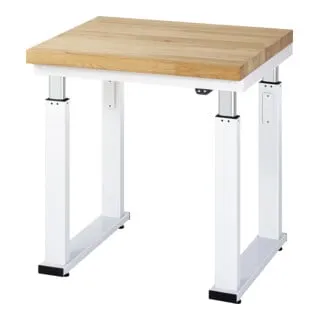 STIER Elektrisch höhenverstellbare Werkbank Premium - Kastenwerkbank mit robuster Buchen-Arbeitsplatte, elektrisch höhenverstellbar für ergonomisches Arbeiten – ideal für Büro, Werkstatt und Industrie, 100% made in Germany.