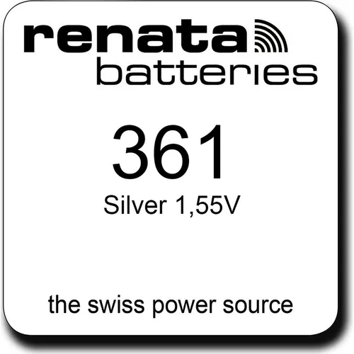 Renata Watch 361 Uhrenzelle Knopfzelle SR721SW V361 Uhrenbatterie 1'er BL