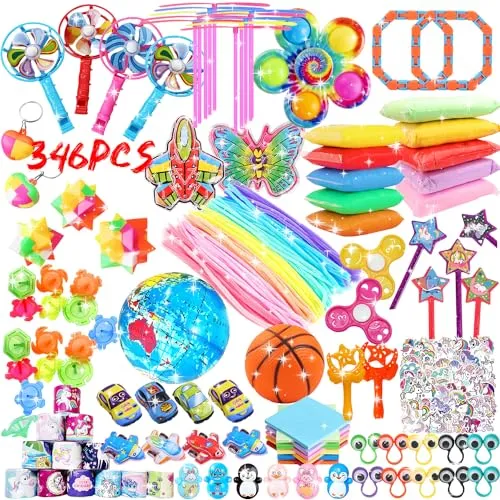 Stück Kindergeburtstag Mitgebsel Set, Mitgebsel Party Spielzeug Set, Kindergeburtstag Gastgeschenke,Schule Klassenzimmer Belohnungen,für Mädchen Jungen Geschenk 346