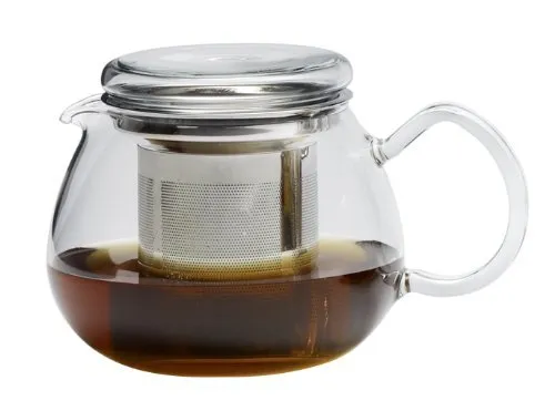 Trendglas Jena Teekännchen Pretty Tea II mit Edelstahlfilter, 0,5 Liter