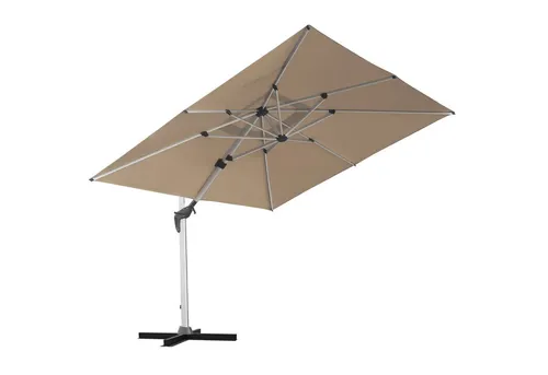 anndora® Ampelschirm 3x4 m in braun von anndora