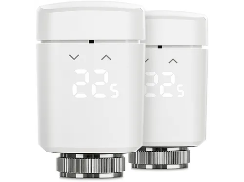 EVE 2er Pack Thermo Heizkörperthermostat, Weiß