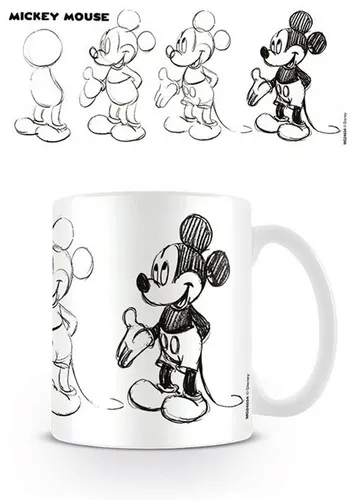 Tasse Mickey Mouse - Lizenz Tassen - Sketch Process