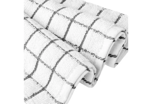 StickandShine Geschirrtuch 1 Stück Geschirrtücher Trockentuch Frottee Küchenhandtuch 40 x 64 cm, (SparSET, Uni und Kariert), Gestreift und Unifarben zum kombinieren