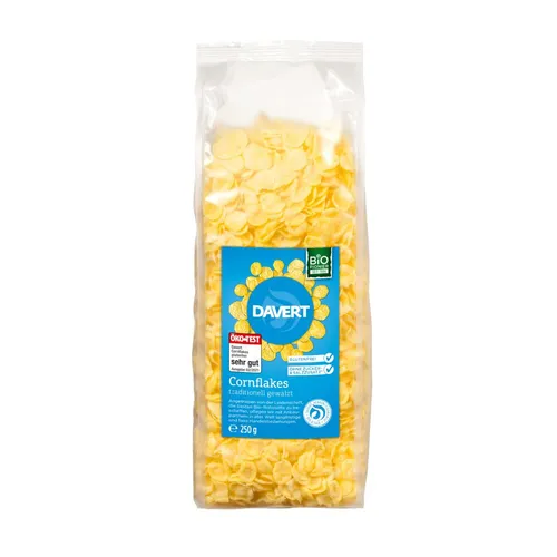 Cornflakes ungesüßt bio glf 250g von Davert