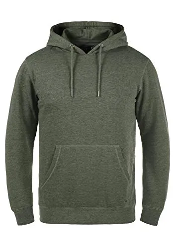 !Solid Bert Herren Kapuzenpullover Hoodie Pullover Mit Kapuze Und Fleece-Innenseite, Größe:S, Farbe:Climb Ivy Melange (8785)