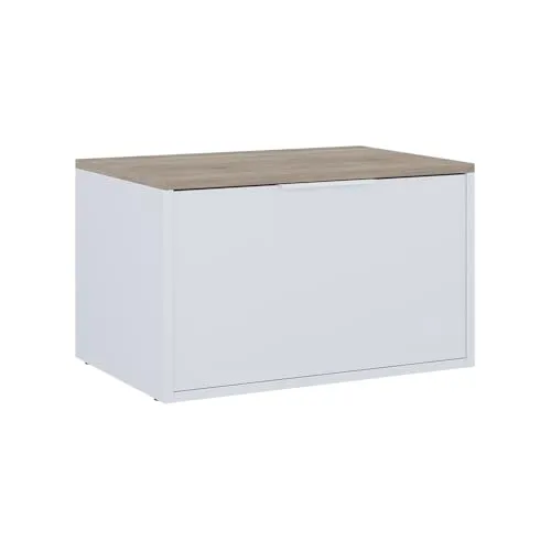 Vicco Highboard Betti, Weiß/Sonoma, 60 x 36 cm von Vicco