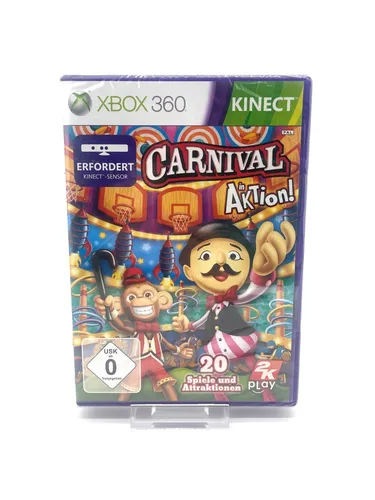 XBox 360 Carnival Games: In Aktion - Spaß für die ganze Familie mit Kinect - Games für Microsoft Xbox 360, erlebe interaktive Spielaction mit Kinect und bringe den Jahrmarkt ins Wohnzimmer!