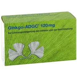 Ginkgo-ADGC 120 mg - 60 Filmtabletten - Ginkgo-ADGC 120 mg, 60 Filmtabletten für die Unterstützung der kognitiven Funktionen. Ideal für Erwachsene zur Anwendung im Rahmen eines therapeutischen Gesamtkonzepts.