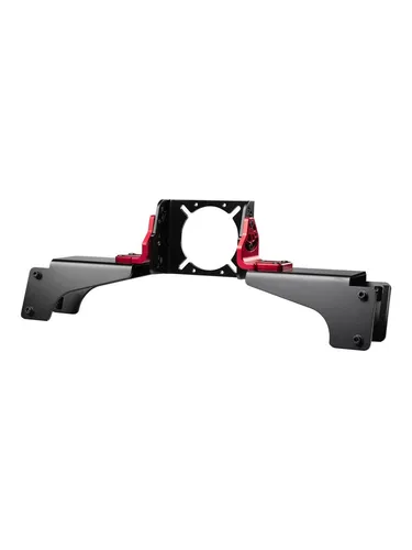 Next Level Racing Elite DD Seit- und Front-Mount-Adapter - Zubehör für Direct-Drive-Wheelbases, ermöglicht flexible Montageoptionen und ist aus robustem Aluminium und Karbonstahl für maximale Stabilität