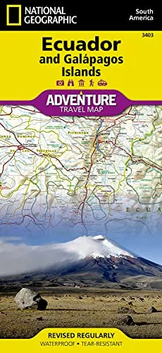 Produktbild Ecuador und Galapagos: NATIONAL GEOGRAPHIC Adventure Maps: Waterproof. Tear-resistent
