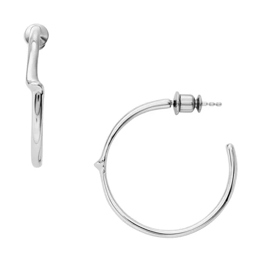 Skagen Ohrringe Damen Creolen ELIN aus Edelstahl - Ohrschmuck für Damen, elegante Creolen aus hochwertigem Edelstahl in Silber, ideal für jeden Anlass und perfekt für einen stylishen Look.