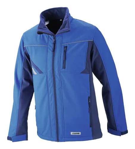 Planam Softshelljacke Highline, kornblau, Größe 3XL - Hochwertige Softshelljacke für optimalen Wetterschutz, ideal für Arbeit und Freizeit.