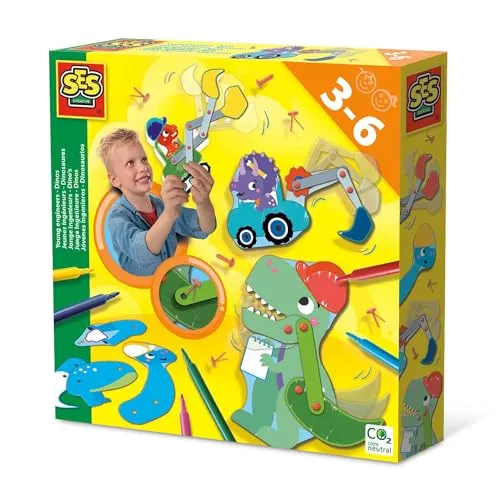 SES Creative 14045 Junge Ingenieure-Dinos, Diverse Farben