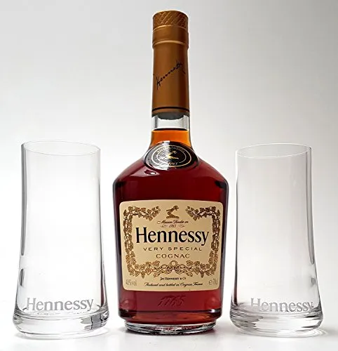 Hennessy Cognac 0,7l 700ml (40% Vol) + 2x Cognac Gläser