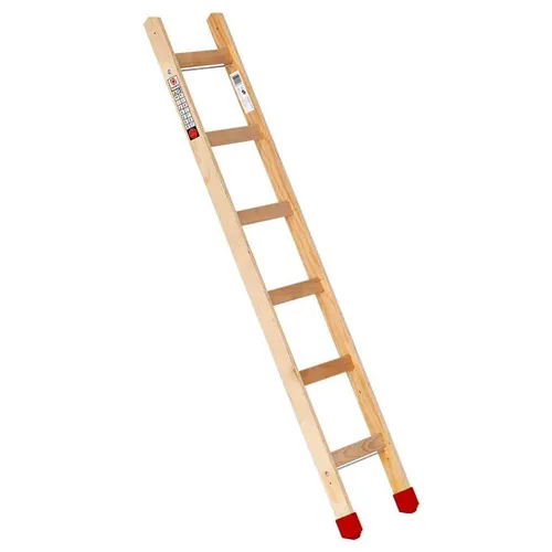 Euroline Holz-Sprossenanlegeleiter 1x6 von euroline