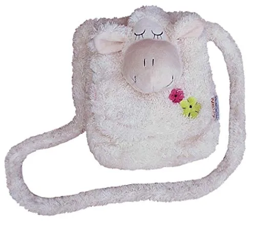 Inware 6217 - Kindergartentasche Schaf, Creme, Umhängetasche