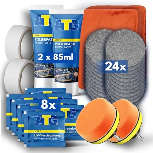 ATG® Scheinwerfer Aufbereitung Set